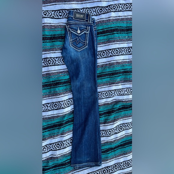 Miss me Irene boot cut jeans, size 28, dark wash - Picture 4 of 7